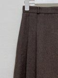 Lehman Wool Pleated Long Skirt