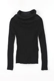 Angora fur off-shoulder knit