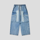 Ghost Washing Cargo Banding Denim