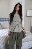 Cree Cotton Wrap Tube Top