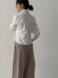 Loke Wrap Shirring Shirt