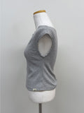 Grip Ribbed Off-Shoulder T-Shirt