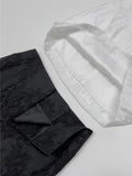 Jacquard Flower Mini Skirt