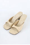 Summer Simple Wedge Mule