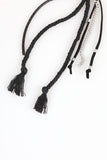 Leather Silver Multi Keyring