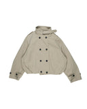 DOUBLE BUTTON TRENCH JACKET