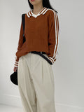 Waffle Collar Overfit Knit