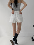 Basic short wide pants