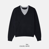 [Premium] Snow Veil V Crop Knit