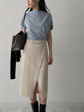 Milly Shirring Cap Sleeve T-Shirt
