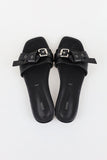 Antique Belt Slipper Mule