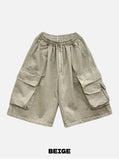 Bear Pigment Cargo Bermuda Pants