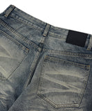 Multi Brush Washed Denim