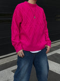 Three-Dimensional Square Wool Knit