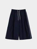 Nylon Piping Line Bermuda Pants