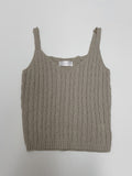 Cable Knit Bustier