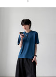 [1+1] Crop Layered Half Sleeve