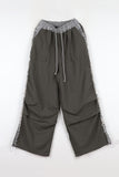 Berry flower frill pants