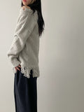 [Muffler SET] Vintage Boucle Long Knit