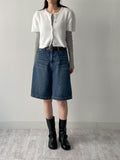 Pearl Puff Half Cardigan