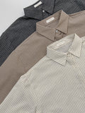 [24fw] Embo Stripe Loose Fit Shirt