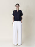[Premium] Ete Linen Collar Short Sleeve Knit