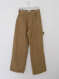 [unisex] Pintuck Carpenter Adjust Wide Pants