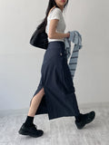Rie RIb Square Neck Short Sleeve T-Shirt
