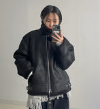 [unisex] Mink Suede Overfit Mustang