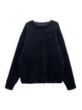 Cut-off damage knit