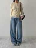 Flower See-through Layered T-shirt