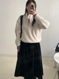 Snap Anorak Fleece Sweatshirt