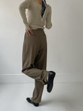 Jane Bjo High Waist Wide Slacks