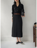 Isabelle pocket loose fit blouse