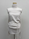 [SET] Luca Strap Drape T-shirt