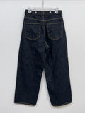 [unisex/non-fade] Selvedge Adjust Wide Denim