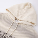 Blurry Spray Hood Knit
