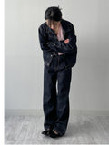 Rie Symbol V-Neck Cardigan