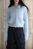 Michelle Crop Fur Cardigan