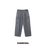 Vintage Washed Cargo Banding Pants