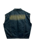 Sandwashing Vintage Denim Sleeveless