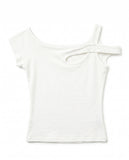 CUTOUT STRAP T-SHIRT