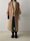 [unisex] Tommy Boucle Double Overfit Long Coat