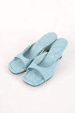 Summer Simple Wedge Mule