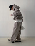 [unisex] Numbering Pigment Wide Training Pants