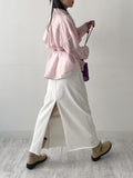 Sion Tencel See-through Over Fit Blouse