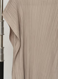 [Premium] Issey Pleated Wing Sleeveless One Piece