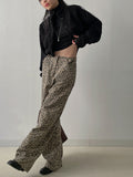 Leopard Bijo Wide Pants