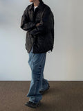 Shine Quilting Padded Shirt Jumper