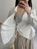Loke Wrap Shirring Shirt